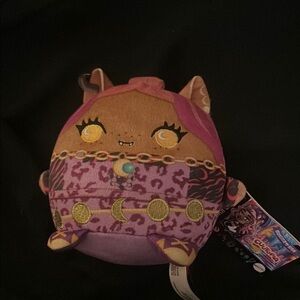 Monster High Cuddly Plush with Purple and Pink Accents